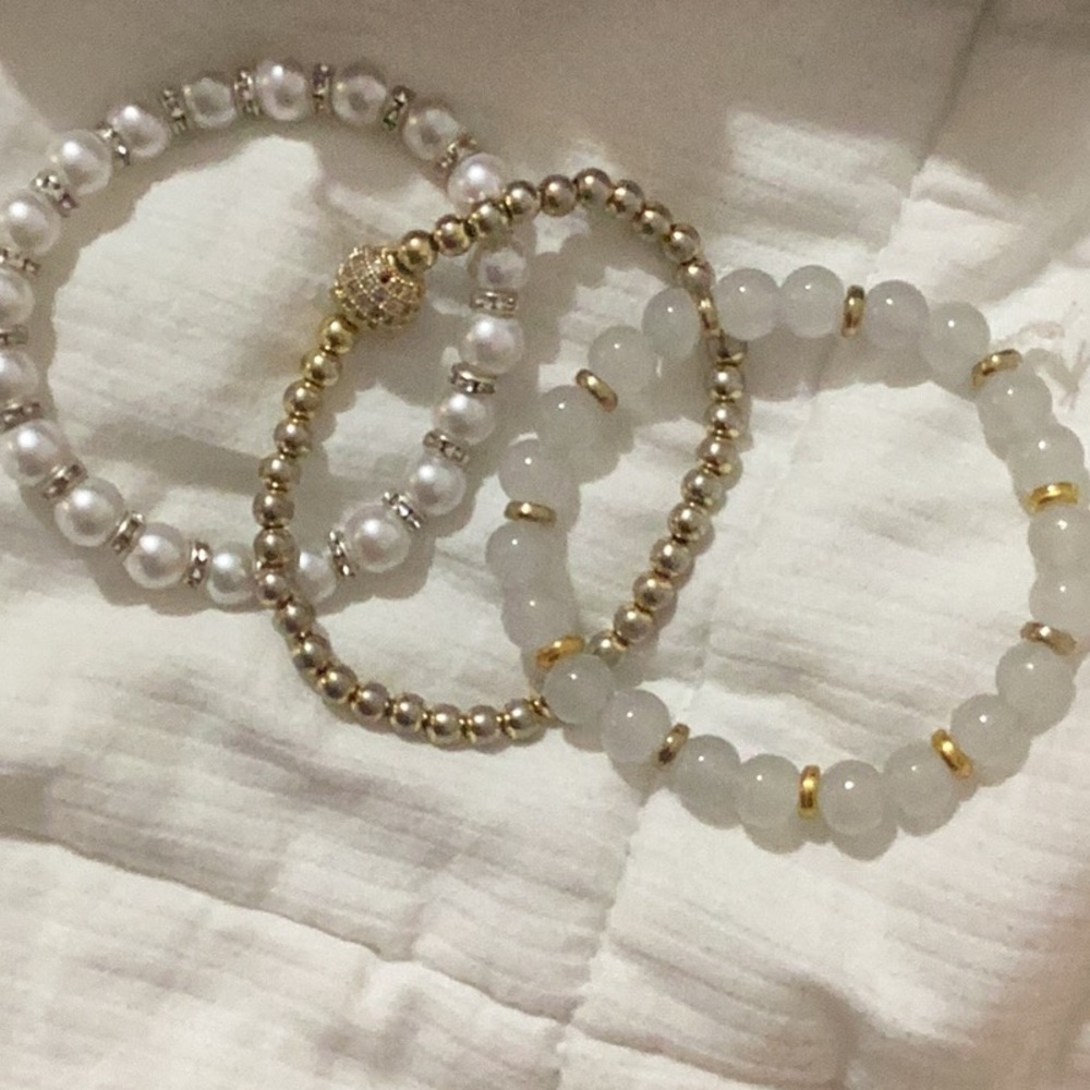 Three 3 braclets